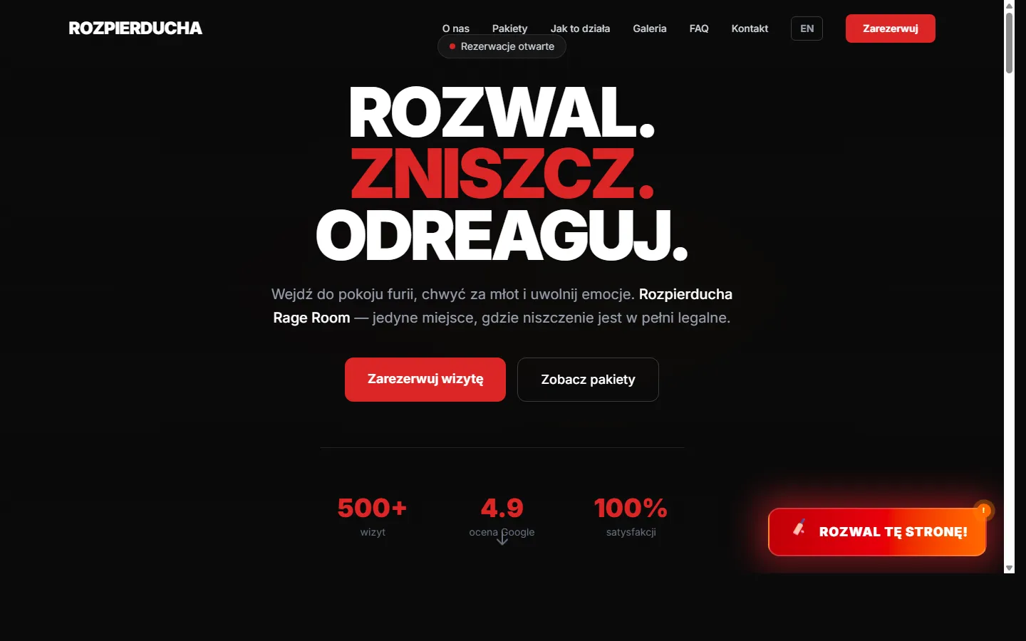 Rozpierducha Rage Room screenshot